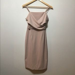 Old pink cocktail dress
